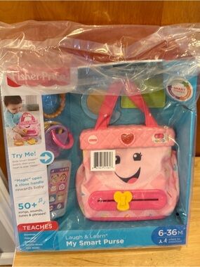 Fisher-Price Pink Laugh & Learn My Smart Purse Toy